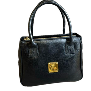 MCM Vintage Leather Black Small Handbag